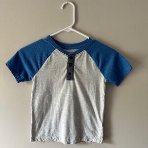 Cat & Jack - Boys blue and gray shirt - 4/5
